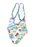 Pez D'Or Tropical Blue One Piece Swimsuit Size L - photo 2
