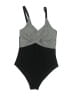 B2Prity Houndstooth Gray One Piece Swimsuit Size M - photo 1