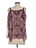 BCBGMAXAZRIA 100% Polyester Burgundy Sleeveless Blouse Size XS - photo 2
