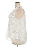 Beacon 100% Polyester Polka Dots Ivory Sleeveless Blouse Size 2X - photo 5