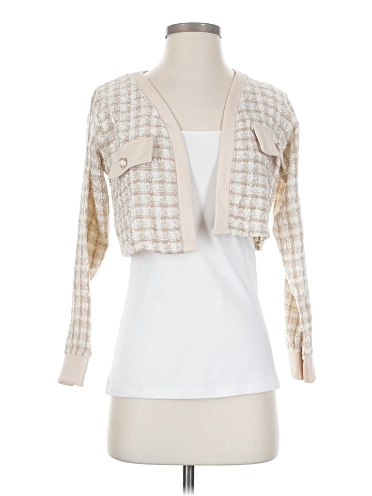 Assorted Brands Cardigan Sweater In White