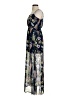Forever 21 100% Polyester Floral Blue Cocktail Dress Size S - photo 5