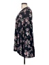 Altar'd State 100% Rayon Floral Black Blue 3/4 Sleeve Blouse Size L - photo 5