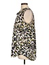 CAbi 100% Polyester Animal Print Ivory Sleeveless Blouse Size L - photo 5