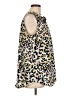 CAbi 100% Polyester Animal Print Ivory Sleeveless Blouse Size L - photo 4
