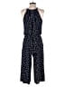 London Times Polka Dots Blue Jumpsuit Size 4 - photo 2