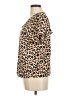 Assorted Brands Animal Print Tan Short Sleeve Blouse Size 6 - photo 5