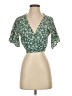 Unbranded Green Short Sleeve Blouse Size XS (estimated) - photo 1