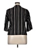 Maurices 100% Rayon Stripes Black 3/4 Sleeve Blouse Size XL - photo 2