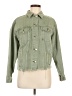 Topshop 100% Cotton Green Denim Jacket Size 6 - photo 1