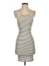 Unbranded Stripes Gray Casual Dress Size S (estimated) - photo 1