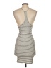 Unbranded Stripes Gray Casual Dress Size S (estimated) - photo 2