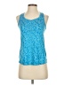 Nike 100% Polyester Blue Active Tank Size S - photo 1