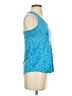 Nike 100% Polyester Blue Active Tank Size S - photo 4