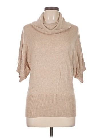 August Silk Turtleneck Sweater (view 1)