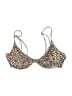 Unbranded Animal Print Gold Swimsuit Top Size M (estimated) - photo 1