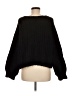 Free People Solid Black Pullover Sweater Size M - photo 2