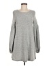 Selfie Leslie Gray Pullover Sweater Size M - photo 1