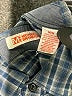 Michael Brandon Checkered-gingham Blue Long Sleeve Button-Down Shirt Size M - photo 7