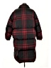 Banana Republic 100% Polyester Plaid Red Coat Size XXL - photo 2