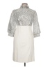 Boston Proper Silver Cocktail Dress Size 10 - photo 1