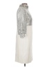 Boston Proper Silver Cocktail Dress Size 10 - photo 4