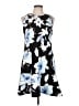 Chaps Print Black Casual Dress Size 12 - photo 1