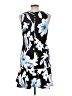 Chaps Print Black Casual Dress Size 12 - photo 2