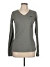 Nike Gray Long Sleeve Top Size L - photo 1