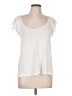 A.L.C. Ivory Short Sleeve T-Shirt Size L - photo 1