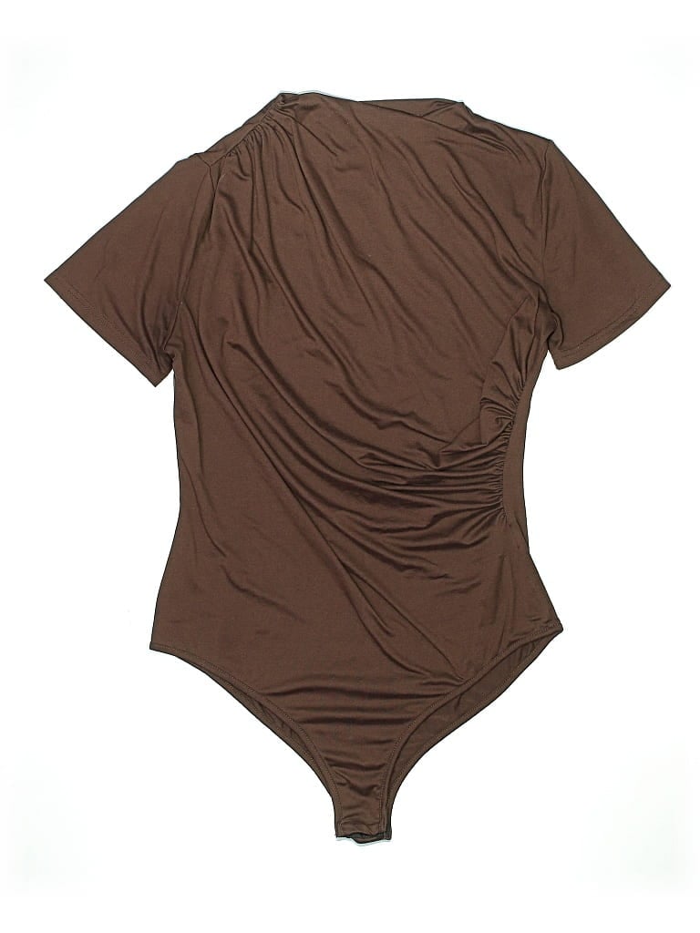 Pre-owned Shein Bodysuit In Brown