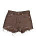 Adika 100% Cotton Brown Denim Shorts Size S - photo 1