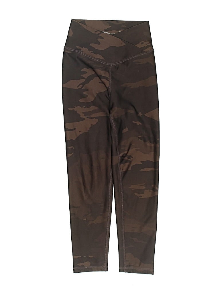Pre-owned Gap Fit Kids' Active Pants In Brown