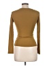 Chicwish 100% Polyester Gold Long Sleeve Top Size 10 - photo 2