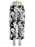 up! Print Silver Casual Pants Size 12 - photo 1