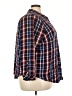 Torrid 100% Rayon Plaid Blue 3/4 Sleeve Button-Down Shirt Size 4X Plus (4) - photo 4
