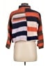 Free People Color Block Orange Wool Pullover Sweater Size M - photo 2