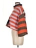 Free People Color Block Orange Wool Pullover Sweater Size M - photo 5
