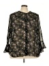 Rachel Roy Collection 100% Polyester Black 3/4 Sleeve Blouse Size 3X - photo 1