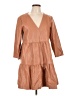 Zara 100% Polyurethane Tan Casual Dress Size L - photo 1