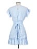 Aqua 100% Polyester Blue Casual Dress Size XS - photo 2