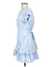 Aqua 100% Polyester Blue Casual Dress Size XS - photo 5