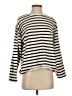 Pull&Bear Stripes Ivory Pullover Sweater Size S - photo 1