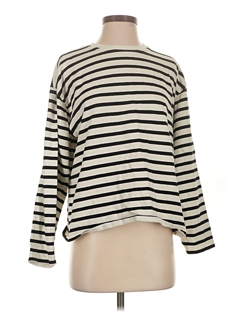 Pre-owned Pull & Bear Pullover Sweater In Ivory