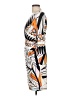Analili Graphic Orange Cocktail Dress Size L - photo 5
