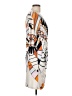Analili Graphic Orange Cocktail Dress Size L - photo 4