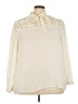 Halogen 100% Polyester Ivory Long Sleeve Blouse Size 3X - photo 1