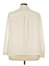 Halogen 100% Polyester Ivory Long Sleeve Blouse Size 3X - photo 2