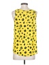 CAbi 100% Polyester Yellow Sleeveless Blouse Size S - photo 2