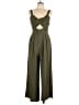 Shein Solid Green Jumpsuit Size 12 - photo 1